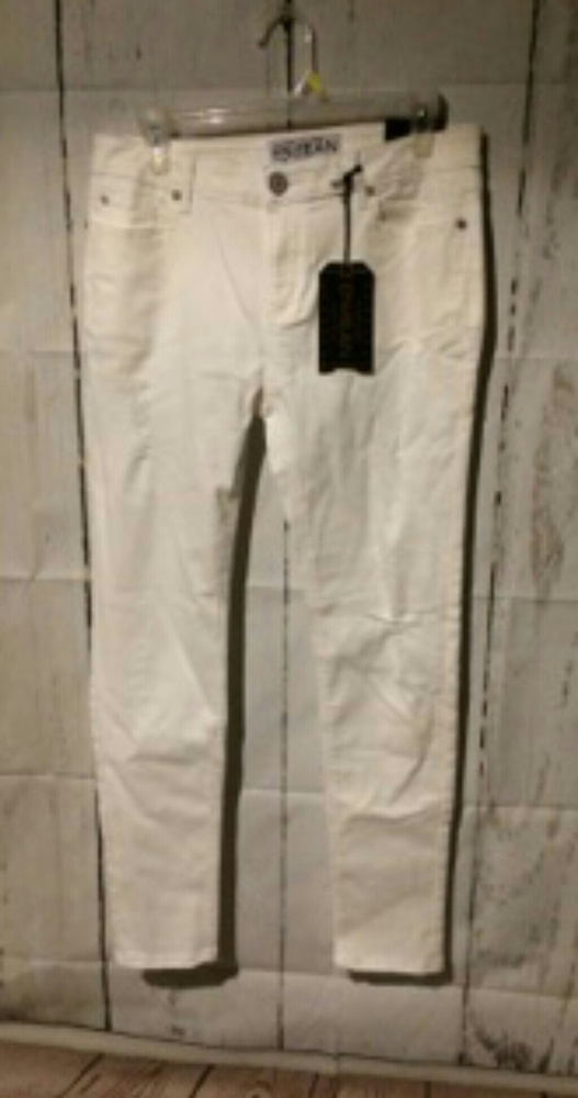 Ankle skinny mid rise jeans